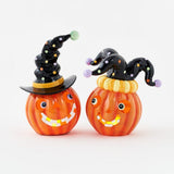 180 Degrees 180 Degrees Lighted Resin Pumpkin with Hat, 2 Styles - Little Miss Muffin Children & Home