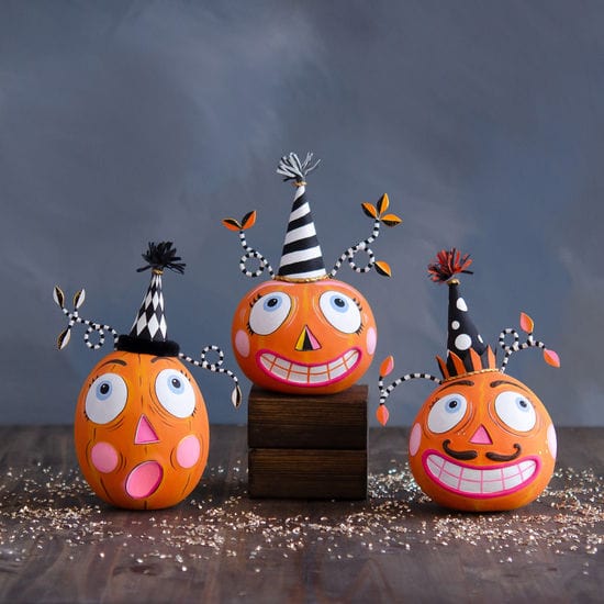 180 Degrees 180 Degrees Resin Tabletop Pumpkins, Available in 3 Styles - Little Miss Muffin Children & Home