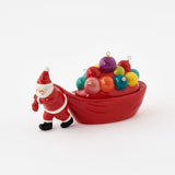 180 Degrees 8" Ceramic Santa Candy Dish