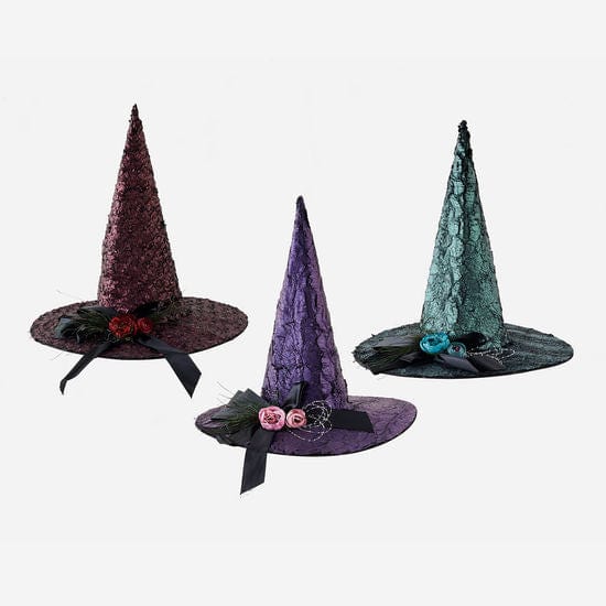 180 Degrees 180 Degrees Witch Hat with Rose Hat Band - Little Miss Muffin Children & Home