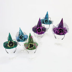 180 Degrees 180 Degrees Glitter Rose Witch Hat Headband - Little Miss Muffin Children & Home