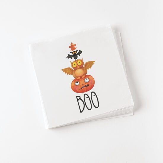 180 Degrees 180 Degrees Mary Engelbreit Halloween Totem Paper Napkins, 24 Pack - Little Miss Muffin Children & Home