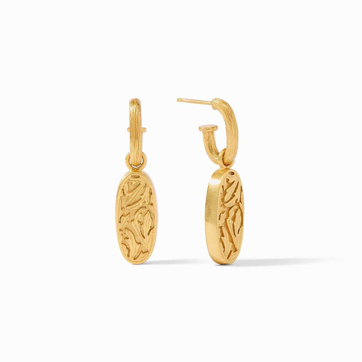 Julie Vos Julie Vos Ivy Hoop & Charm Earring with Obsidian Black - Little Miss Muffin Children & Home