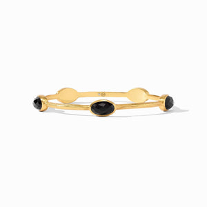 Julie Vos Julie Vos Ivy Stone Bangle with Obsidian Black Stones - Little Miss Muffin Children & Home