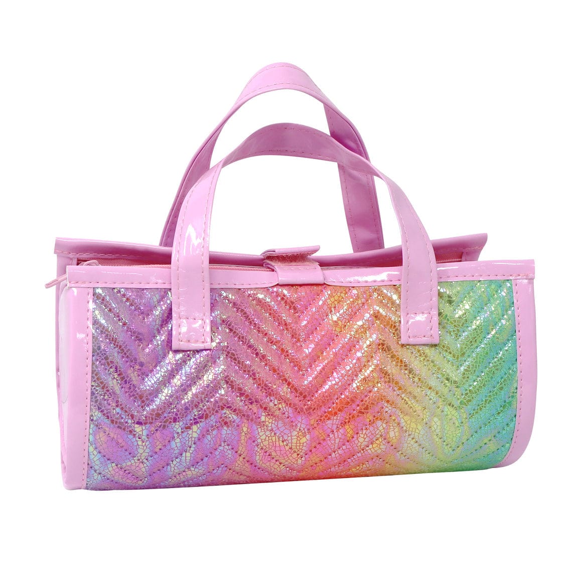 Pink Poppy Unicorn Dreamer Quilted Rainbow Jewellery Roll - Little Miss Muffin Children & Home