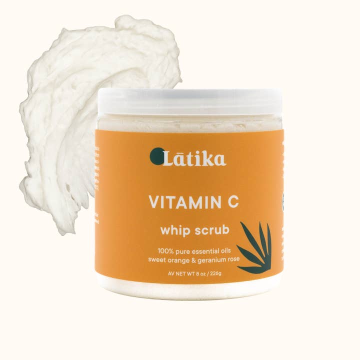 Jar of Latika Vitamin C whip scrub 