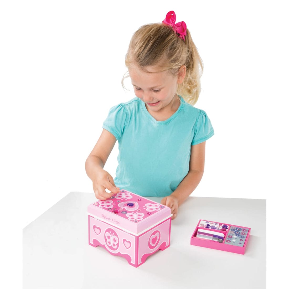 Melissa & Doug Melissa & Doug Created by Me! Jewelry Box Wooden Craft Kit - Little Miss Muffin Children & Home