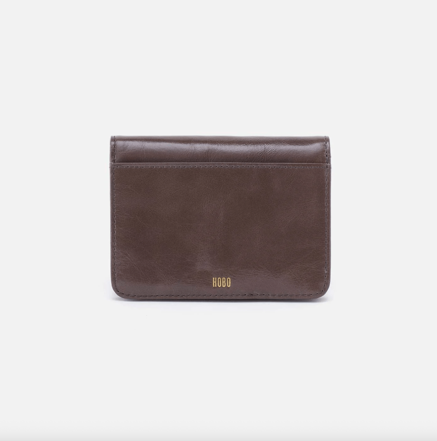 Jill Medium Bifold Wallet Polished Leather in Hearthstone