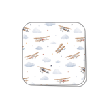 Nola Tawk Nola Tawk Just Plane Awesome Organic Muslin Swaddle Blanket - Little Miss Muffin Children & Home