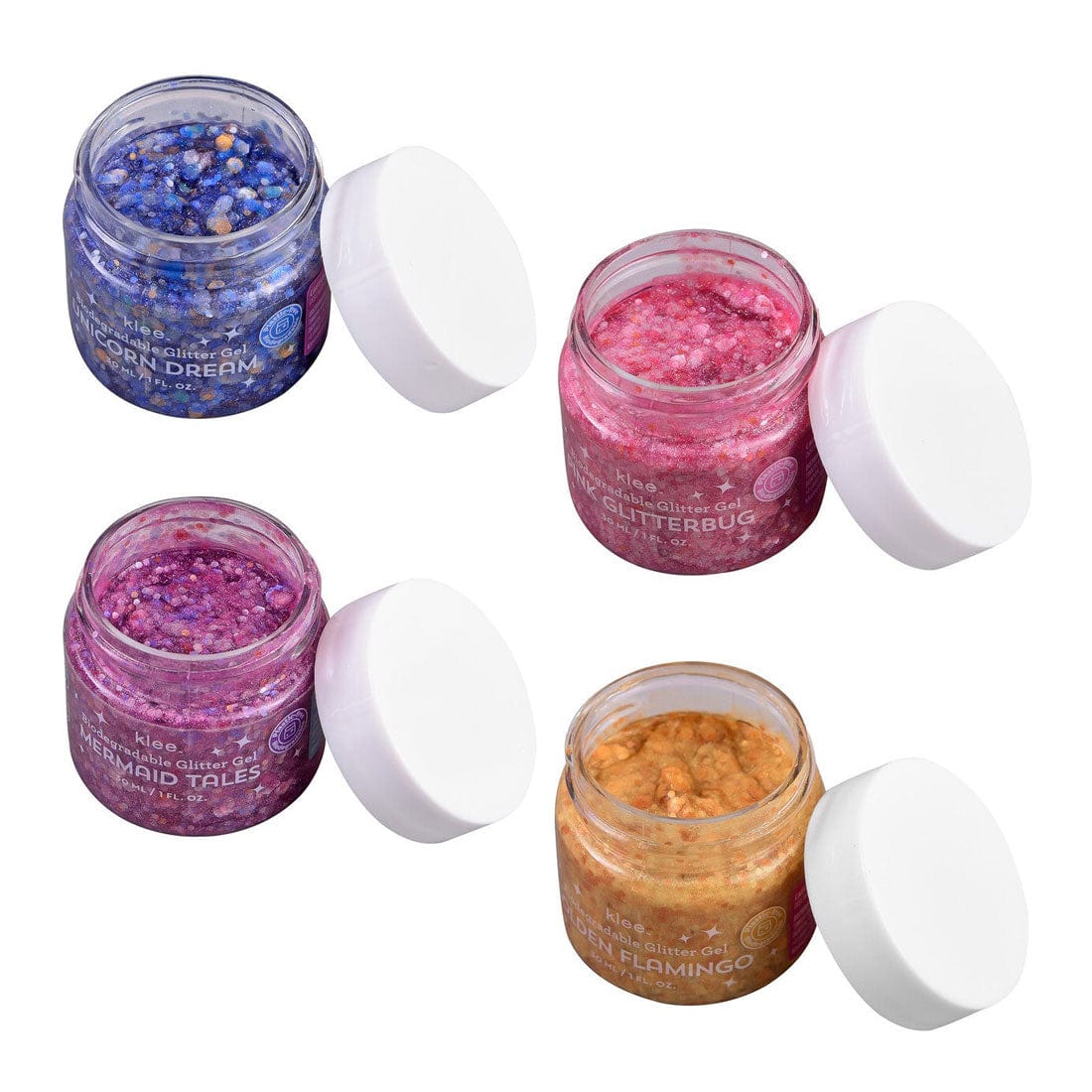 Klee Kids Klee Kids Bio-Glitter Gel, Available in 4 Shimmery Shades - Little Miss Muffin Children & Home