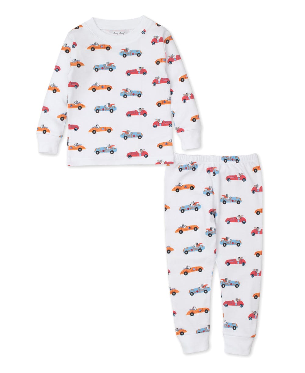 Kissy Kissy Kissy Kissy Pajama Set Snug Speedway Pups - Little Miss Muffin Children & Home