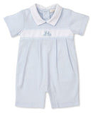 Kissy Kissy Kissy Kissy Short Playsuit with Hand Emb Premier Cottontail Hollows - Little Miss Muffin Children & Home