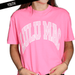 Lulu Mac Polka Dot Youth Neon Pink Comfort Colors Tee by Girlie Girl Originals