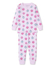 Kissy Kissy Kissy Kissy Pajama Set Snug Print Sweet Donuts, Pink - Little Miss Muffin Children & Home