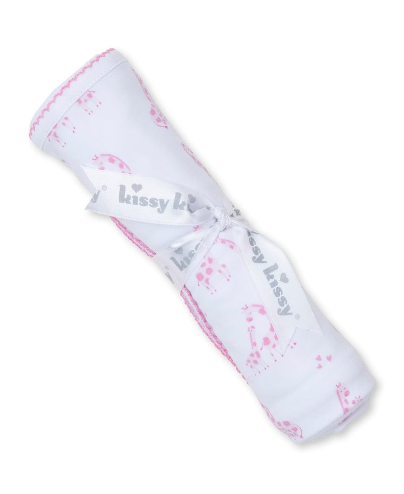 Kissy Kissy Kissy Kissy Giraffe Glee Print Blanket - Little Miss Muffin Children & Home