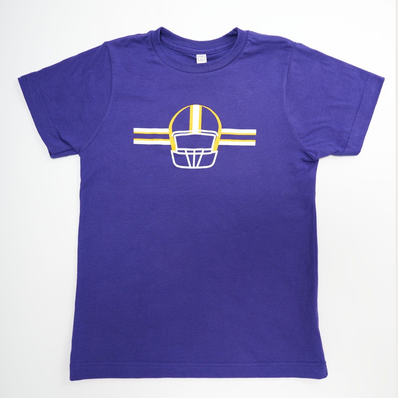 Bon Temps Boutique Purple & Gold Helmet Tee - Little Miss Muffin Children & Home