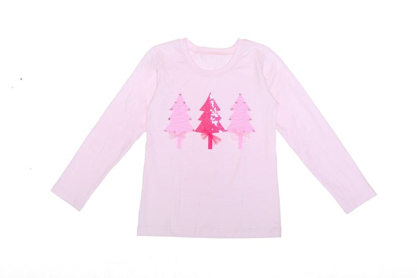 Joyous and Free Joyous and Free Girl's Long Sleeve Glitz Tree Tee - Little Miss Muffin Children & Home