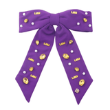 Brianna Cannon Wholesale Brianna Cannon LSU Purple Bow Barrette - Little Miss Muffin Children & Home