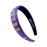 Brianna Cannon Wholesale Brianna Cannon LSU Purple Thin Embroidered Headband - Little Miss Muffin Children & Home