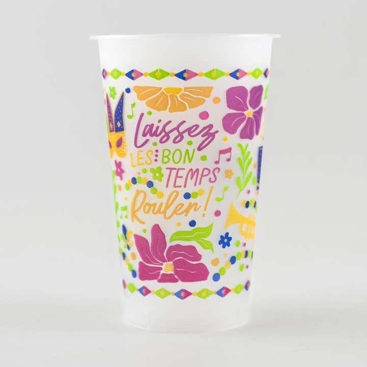 Laissez Mardi Gras Disposable Cup 24 pack