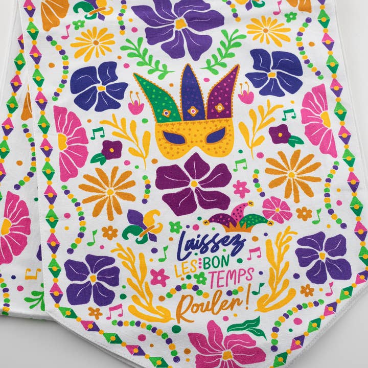 Laissez Mardi Gras Table Runner