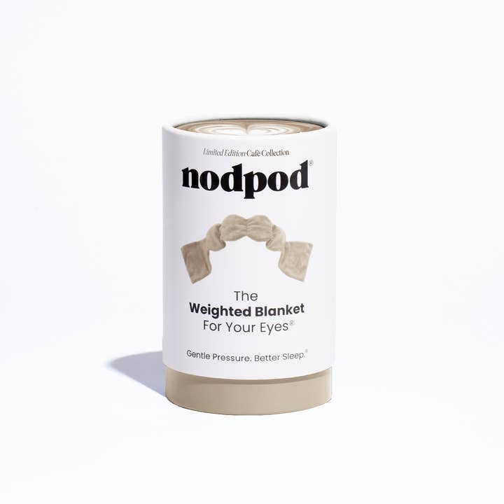 tan weighted eye mask