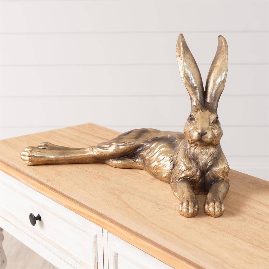 Audrey's Home & Gift Laying Golden Hare - Little Miss Muffin Children & Home