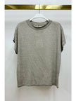 Lightweight Short Sleeve Boyfriend T-Shirt in Mocha