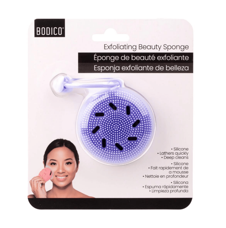 Lilac Silicone Exfoliating Sponge