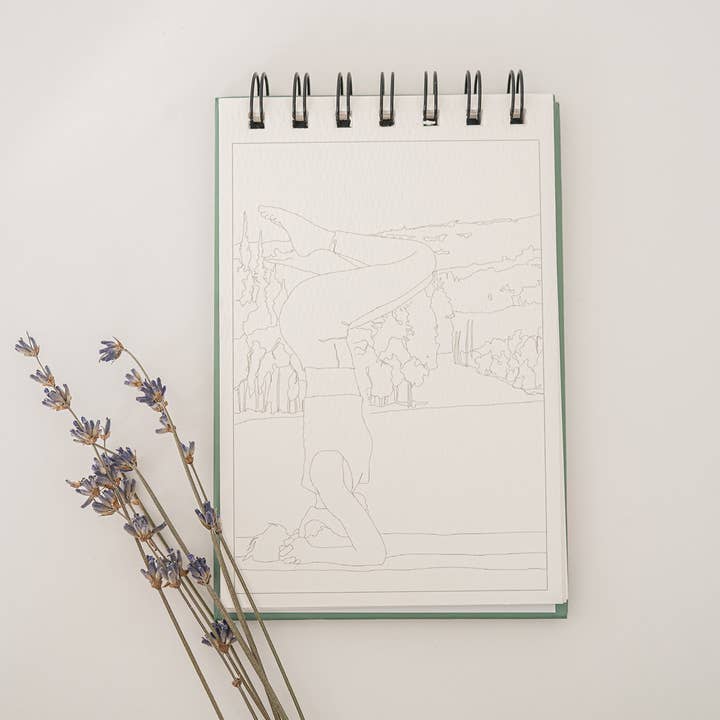 Little Bit of Summer Mini Watercoloring Book