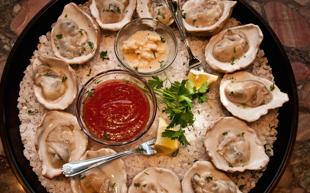 Loftin Oysters Llc Loftin Oysters Set of 12 Ceramic Oyster Shells Cookware - Little Miss Muffin Children & Home