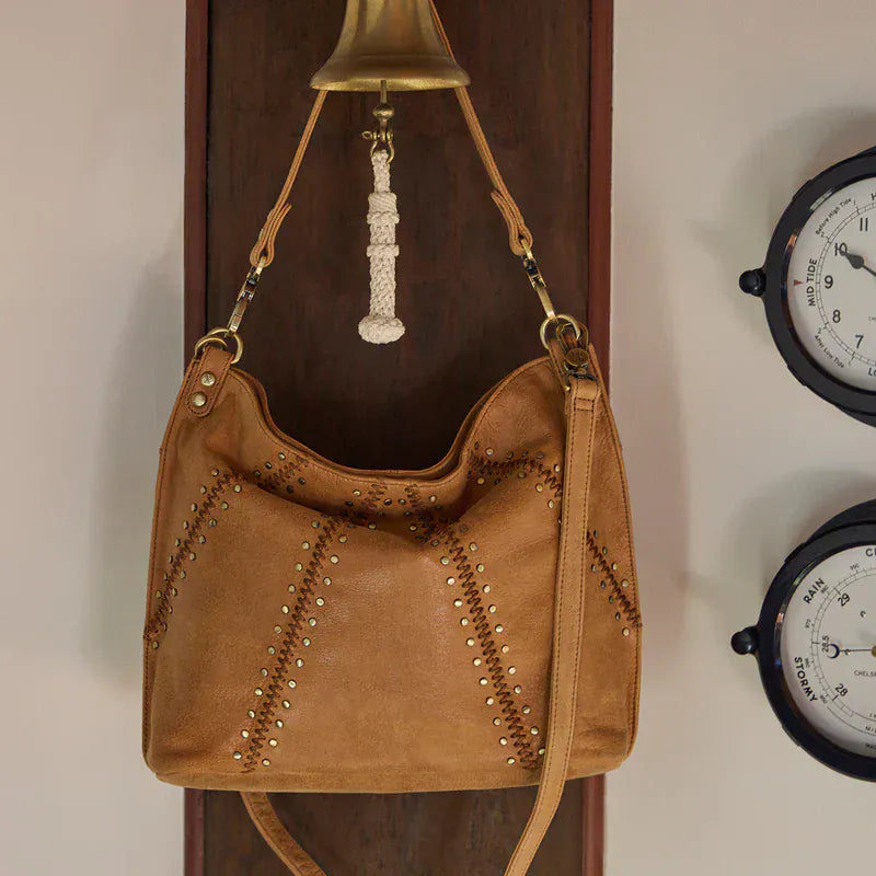 Pier Shoulder Bag in Buffed Leather