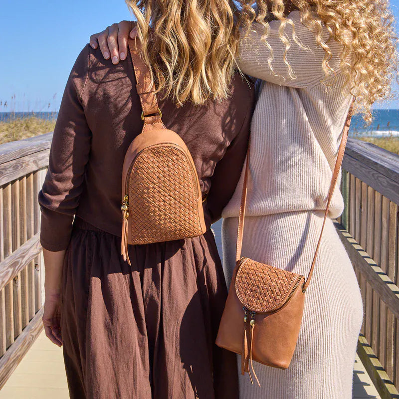 Fern Crossbody in Washed Leather