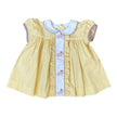 Molly LSU Tigers Yellow Gingham Baby Dress