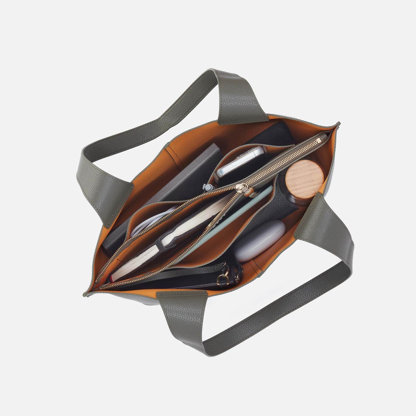Hobo Vida Tote in Micro Pebbled Leather, Desert Palm - Little Miss Muffin Children & Home