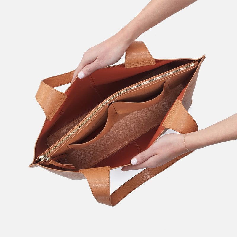 Hobo Vida Large Tote in Micro Pebbled Leather - Biscuit - Little Miss Muffin Children & Home