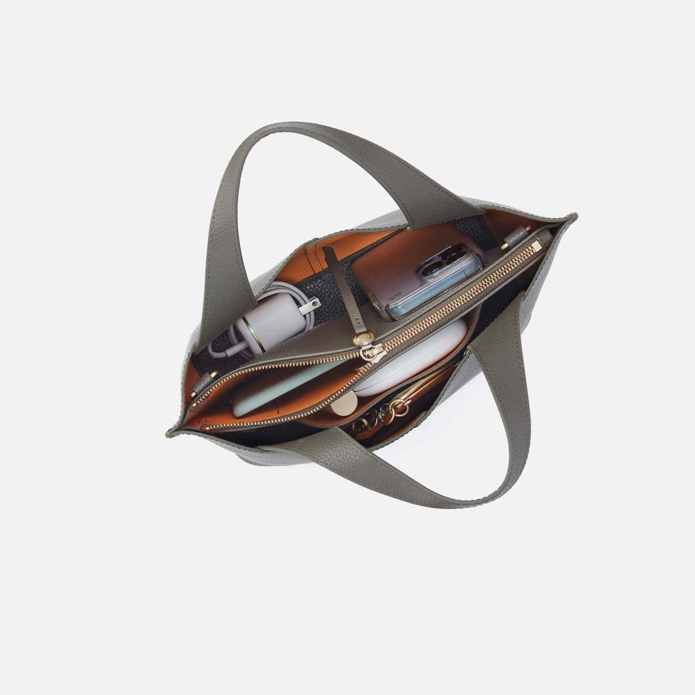 Hobo Vida Small Tote in Micro Pebbled Leather - Desert Palm - Little Miss Muffin Children & Home