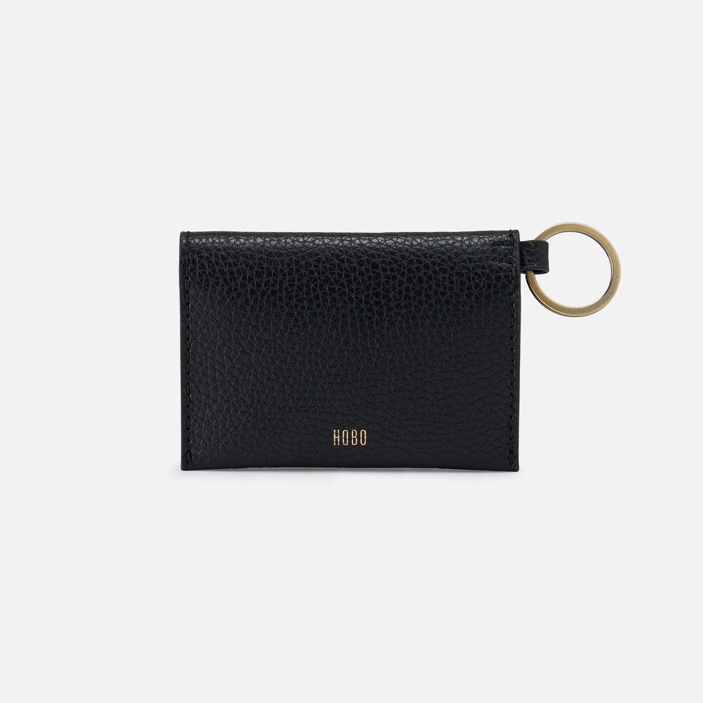 Hobo Vida Card Case in Micro Pebbled Leather - Black - Little Miss Muffin Children & Home