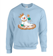 Whereable Art Whereable Art Mr Jingle King Cake Adult Sweatshirt - Little Miss Muffin Children & Home