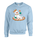 Whereable Art Mr Jingle King Cake Adult Sweatshirt