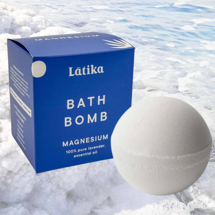 Magnesium Bath Bomb for Relaxation, Muscle Recovery, Sleep