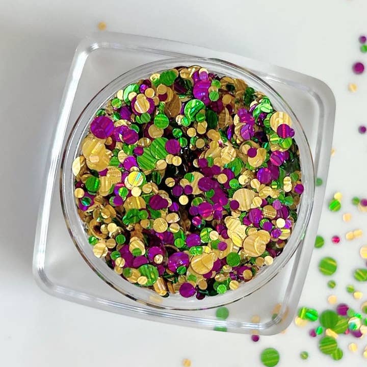 Mardi Gras Face and Body Glitter