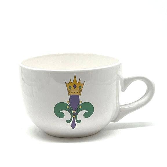 Mardi Gras Fleur de Lis Gumbo Mug