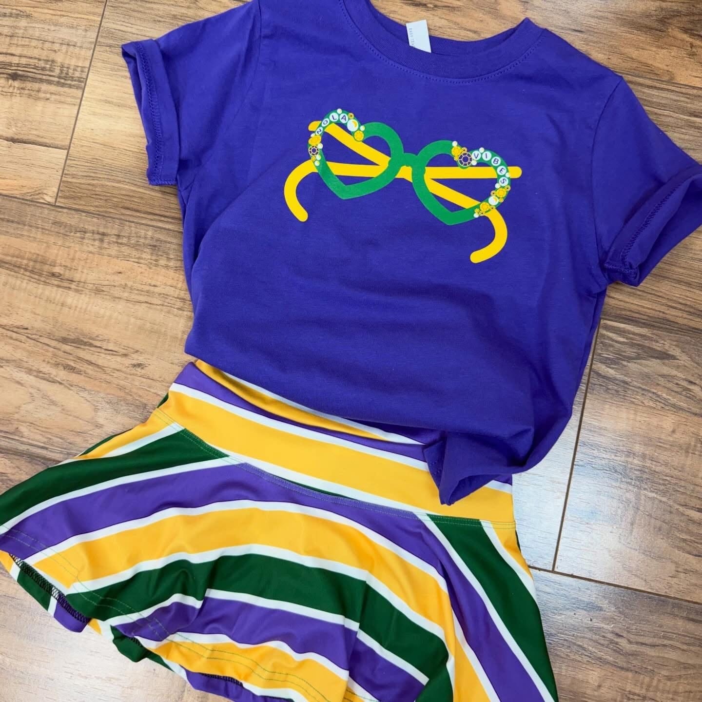 Mardi Gras Nola Vibes Tee