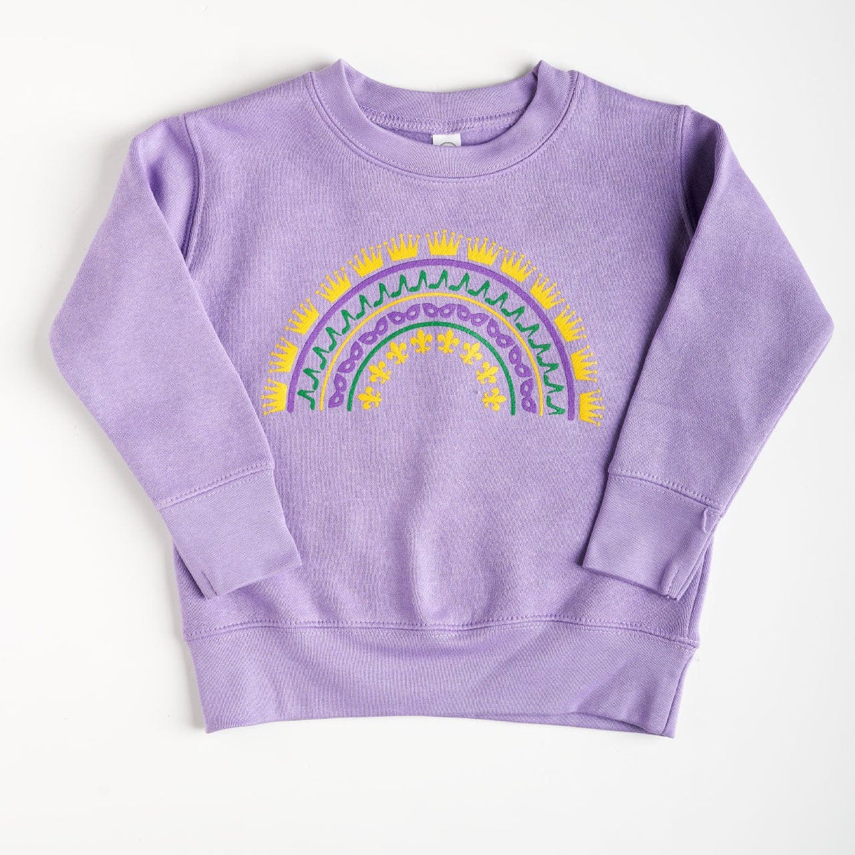 Mardi Gras Rainbow Sweatshirt