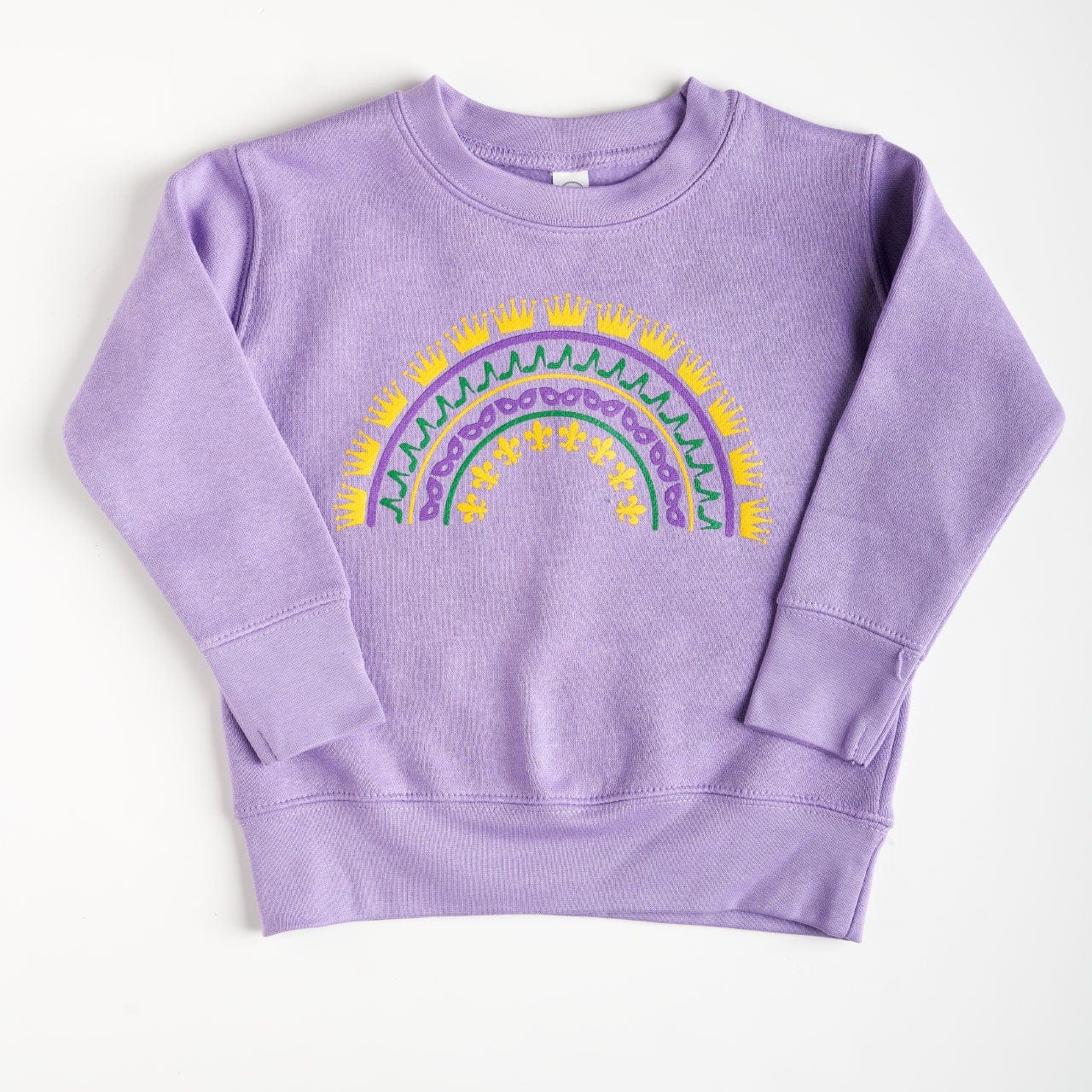 Mardi Gras Rainbow Sweatshirt