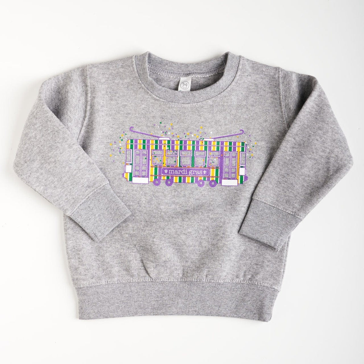 Mardi Gras Striped Streetcar Sweatshirt