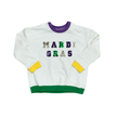 Mardi Gras sequin sweatshirt for girls 