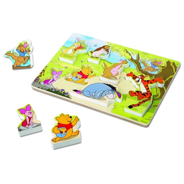 Melissa & Doug Melissa & Doug Winnie the Pooh Wooden Chunky Puzzle - Little Miss Muffin Children & Home