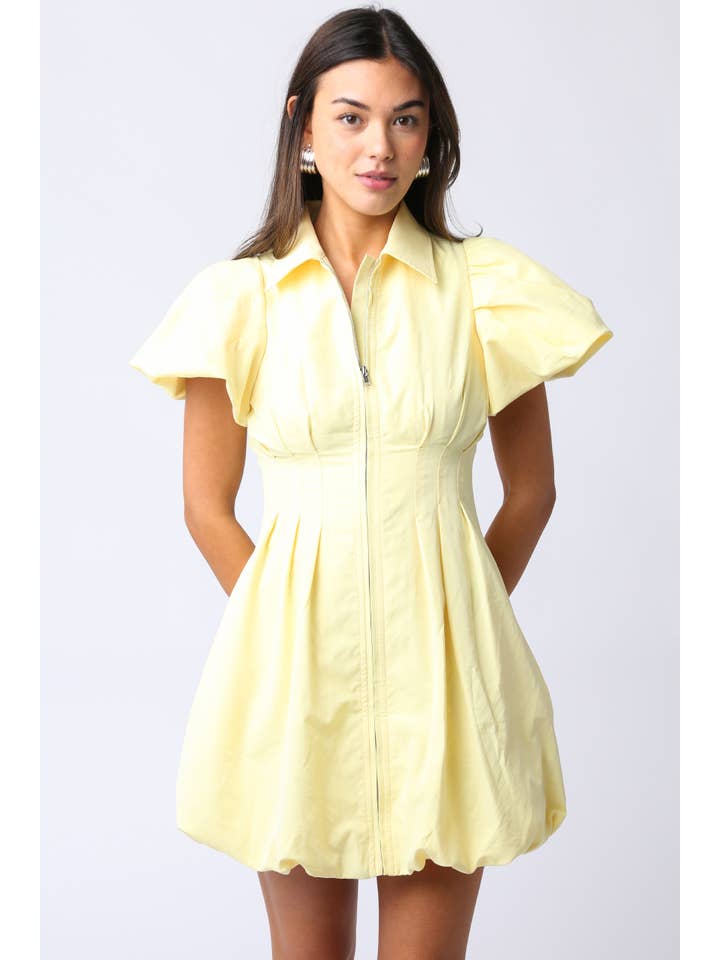 Melissa Bubble Hem Mini Dress